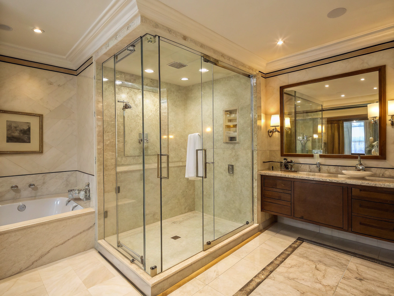 Walk-in shower remodel in Lakeland