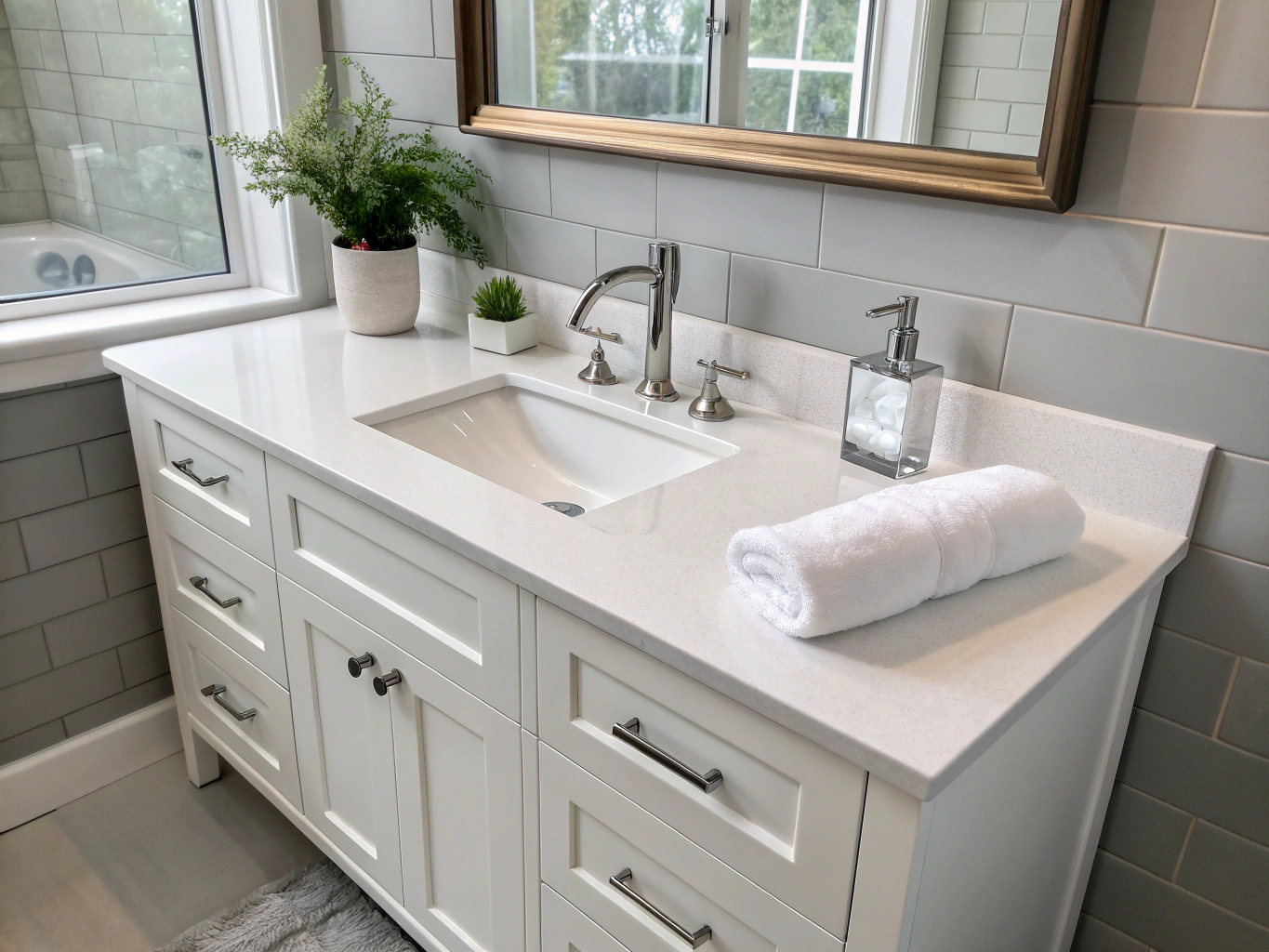 Vanity update for bathroom renovation in Lakeland FL