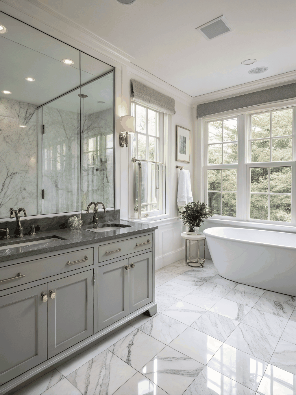 Lighting and finish updates for small bathroom in Lakeland FL