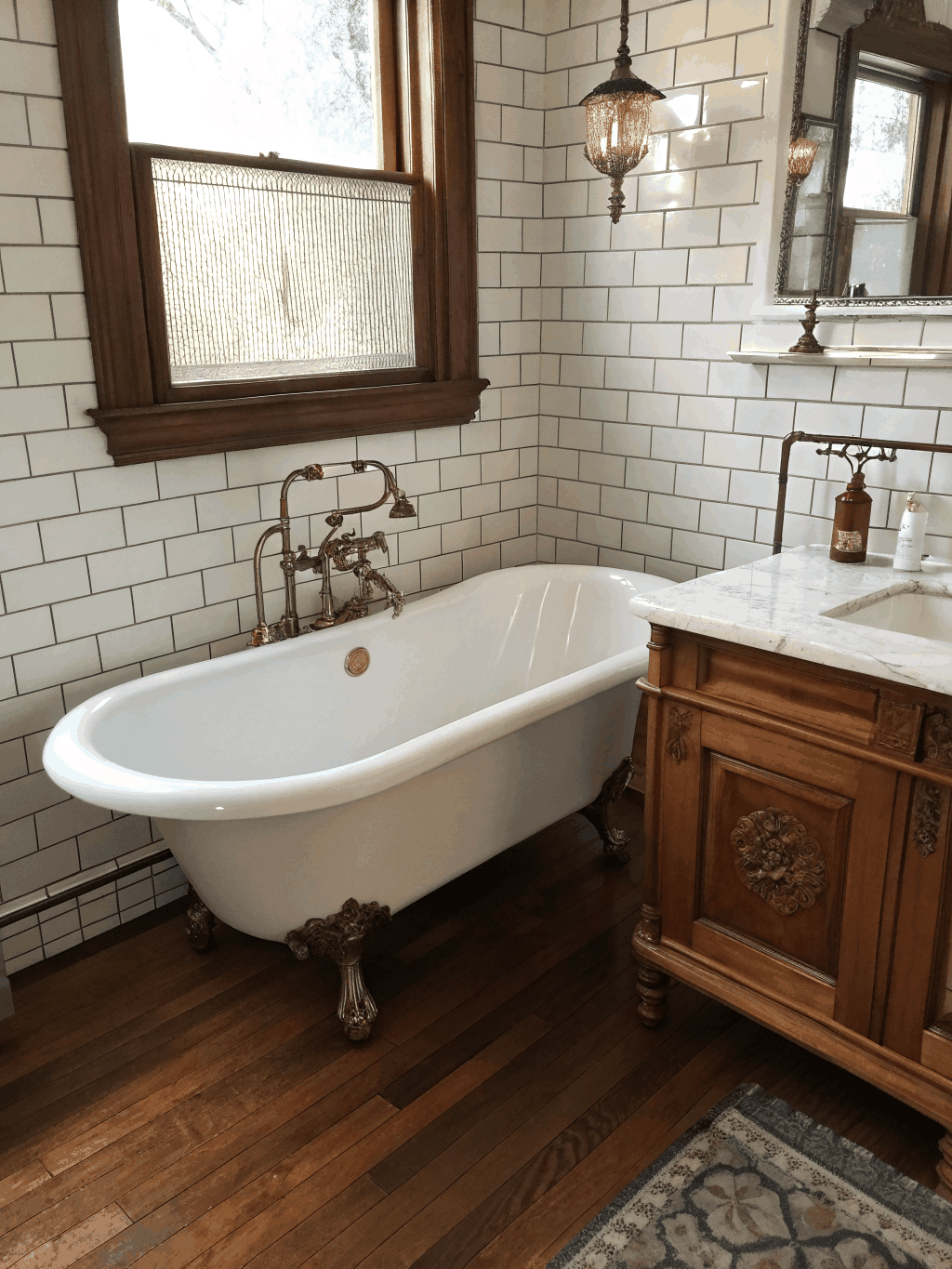 Walk-in shower option for small bathroom remodel in Lakeland FL